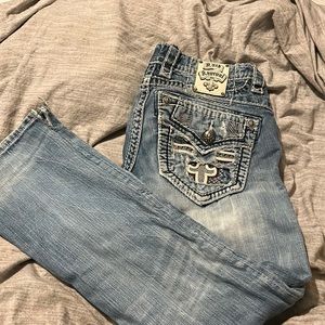 Men’s rock revival slim straits